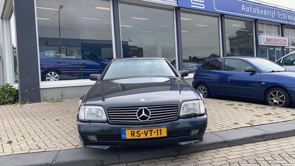 Mercedes-Benz SL-klasse 500 SL, Auto's, Mercedes-Benz, Automaat, Achterwielaandrijving, Zwart, Leder