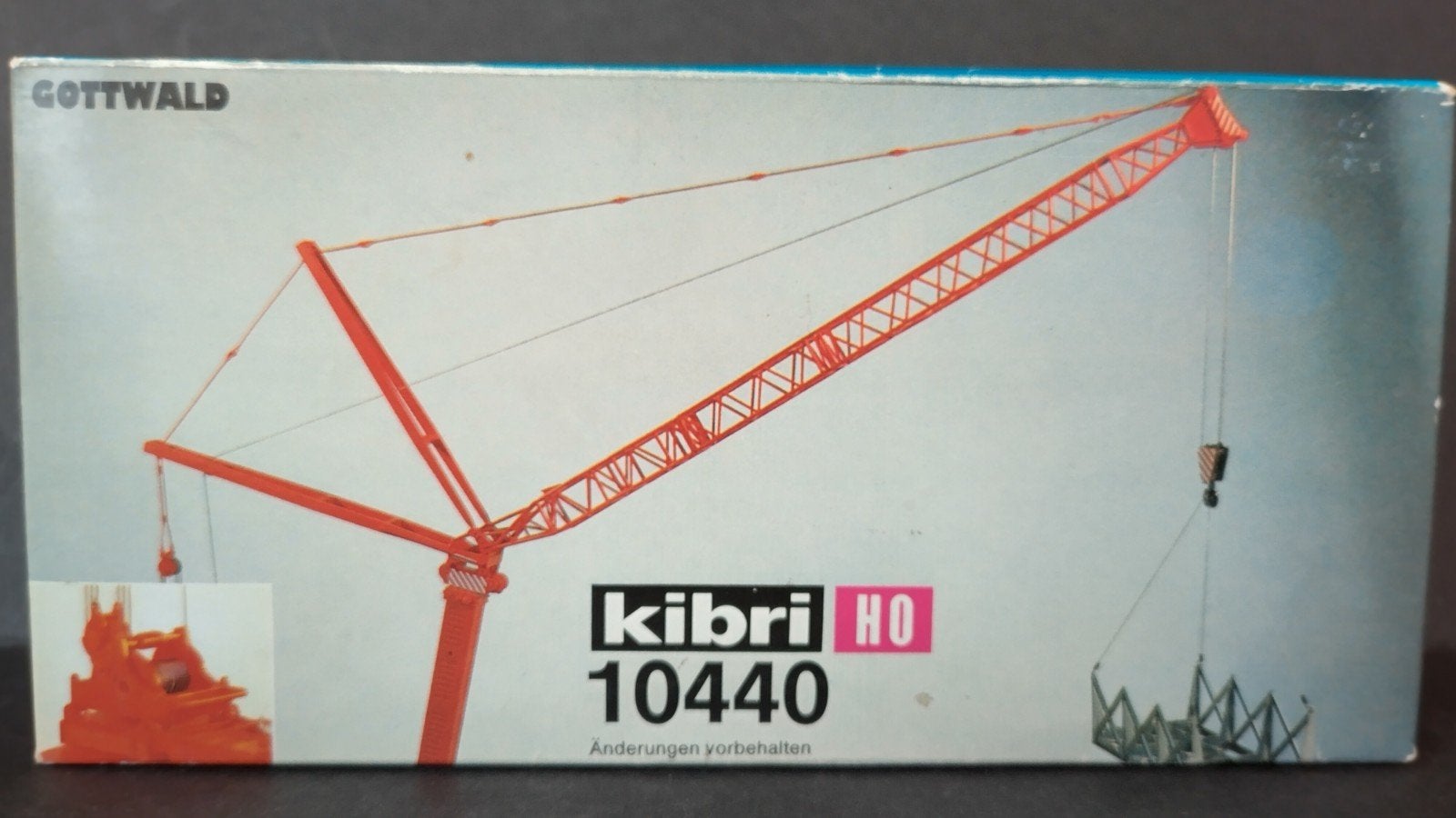 Gottwald Gitterspitze hijskraan tros 1:87 Kibri 10440 Pol, Overige merken, 1:50 of kleiner, Verzenden, Overige typen