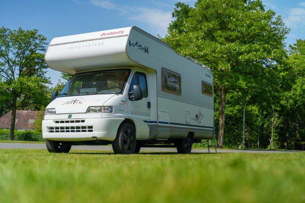 stoere camper fiat ducato Globetrotter 6 p. 2001, Luifel, Alkoof, Ringverwarming, Fiat