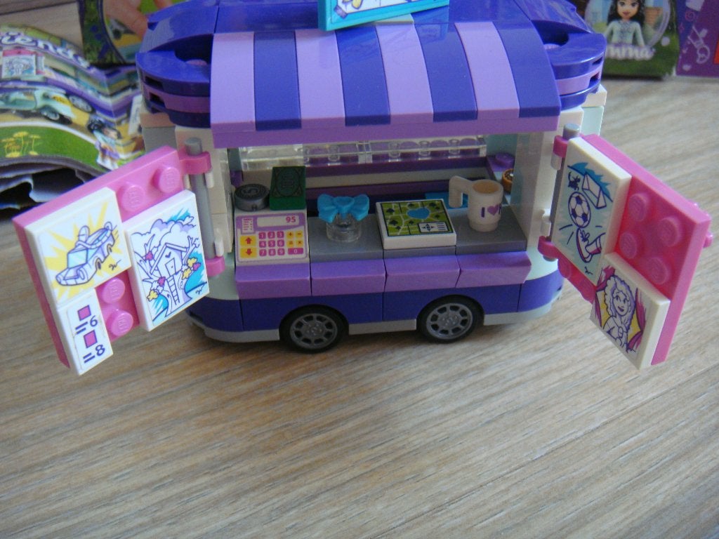 Lego Friends 41332 (Emma's Kunstkraam) compleet ZGAN, Compleet, Lego, Friends, Ophalen of Verzenden