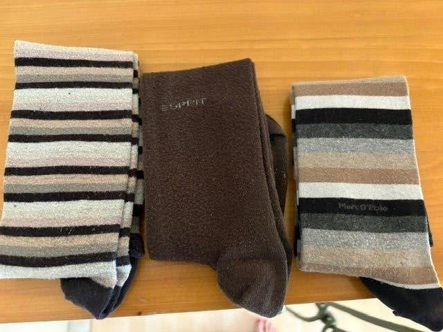 3 paar lange kousen maat 39/42, Kleding | Dames, Sokken en Kniesokken, Bruin, Ophalen of Verzenden, Zo goed als nieuw