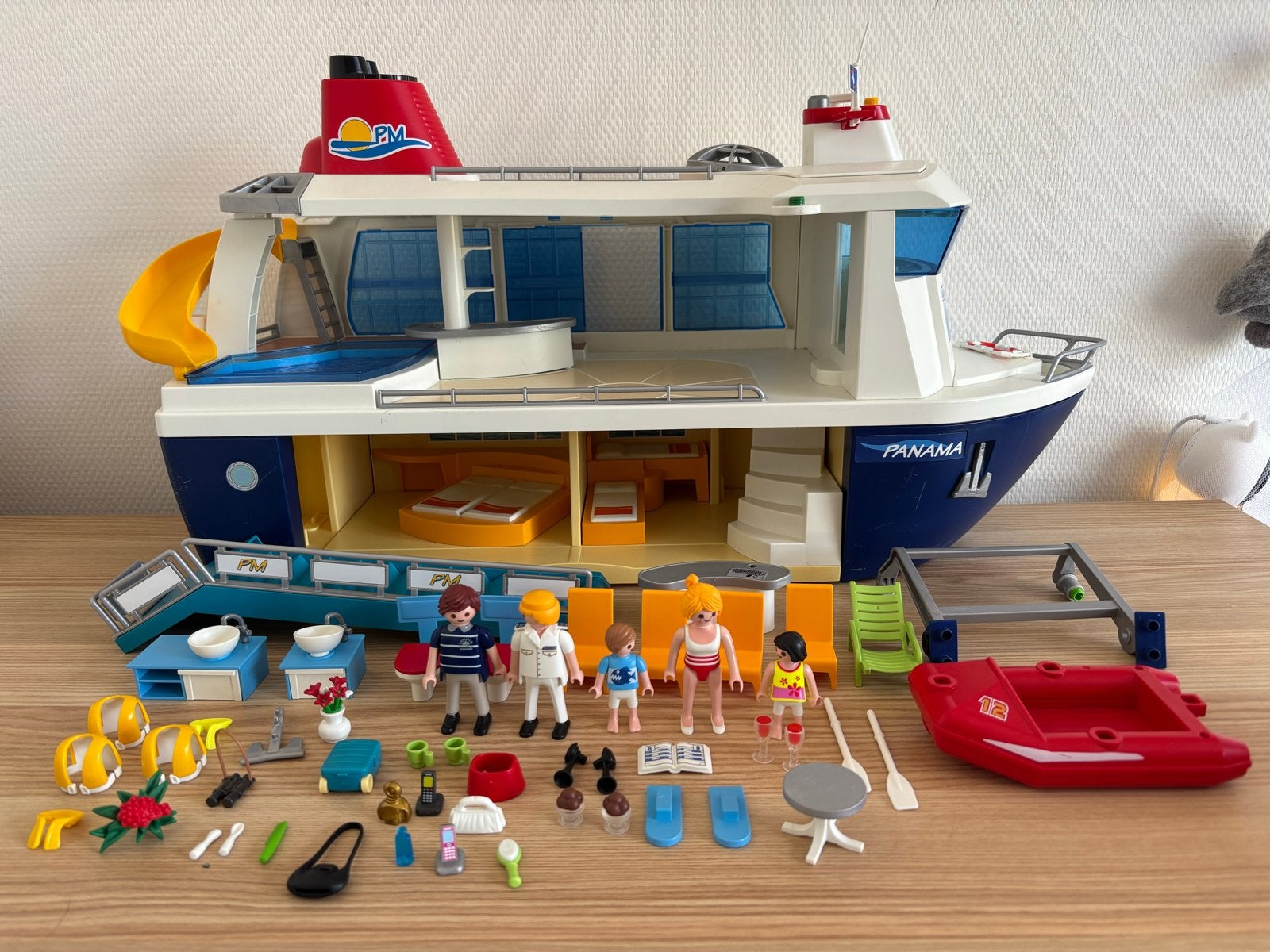 Playmobil Cruiseschip 'Panama' met accessoires, Ophalen of Verzenden, Zo goed als nieuw, Summer fun, Boot/Schip