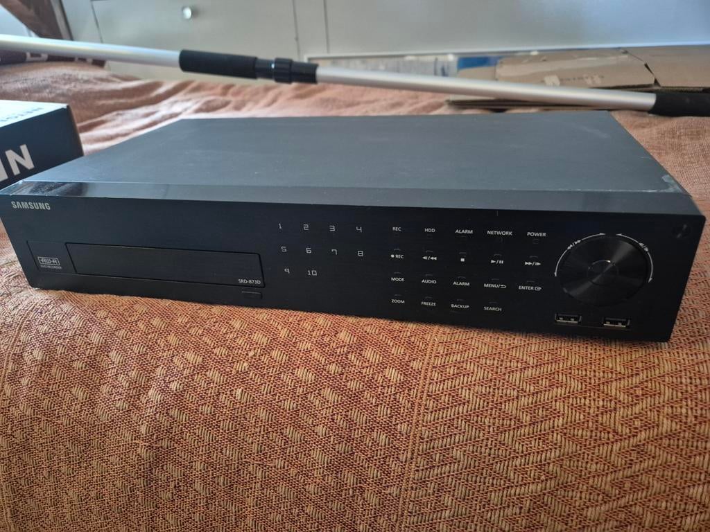 Samsung CCTV recorder SRD-873D met 5 camera's, Audio, Tv en Foto, Videobewaking, Ophalen of Verzenden