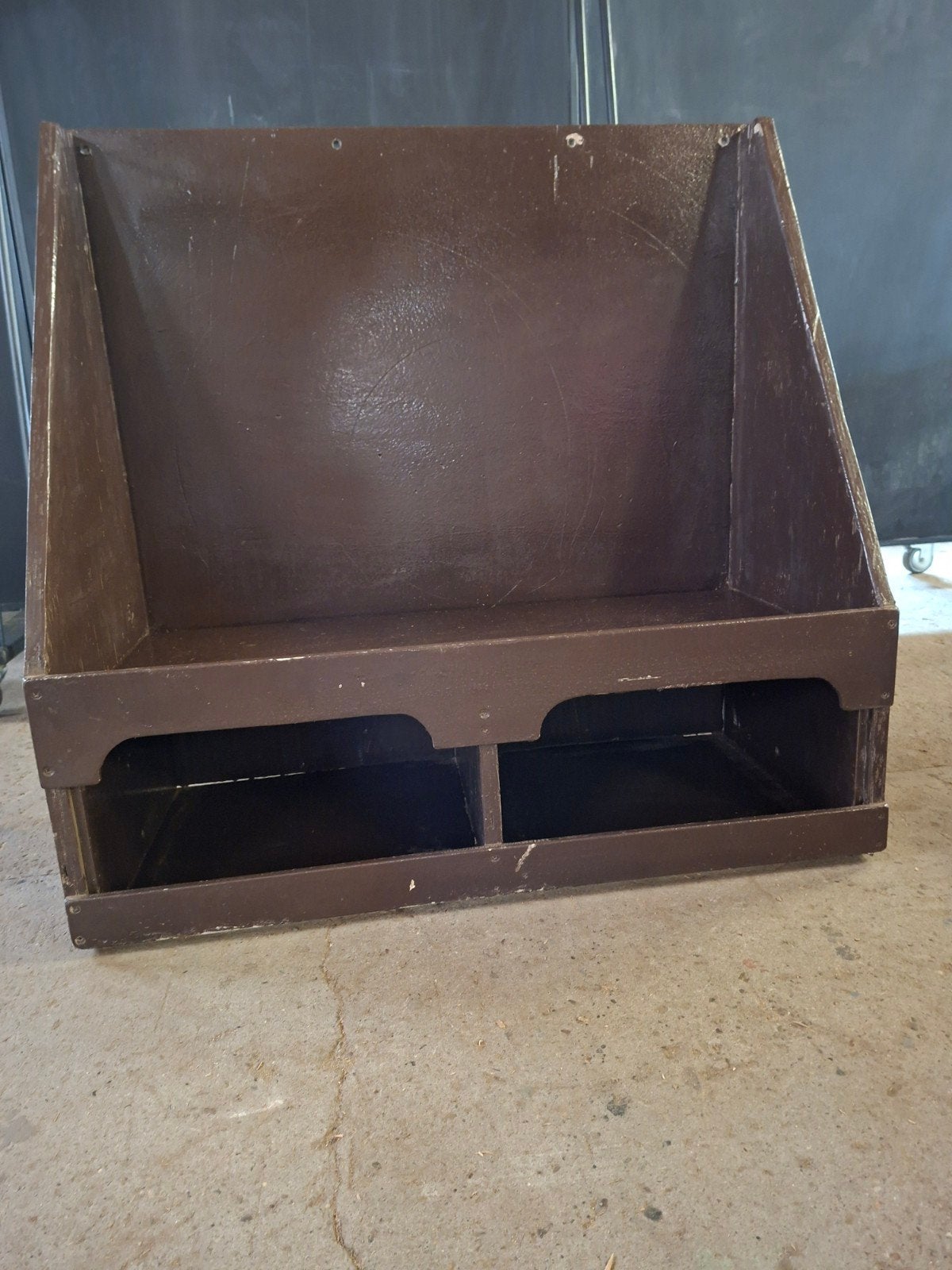 Houten landelijke vakkenbak/gruttersbak, Huis en Inrichting, Ophalen, 50 tot 100 cm, 75 tot 100 cm