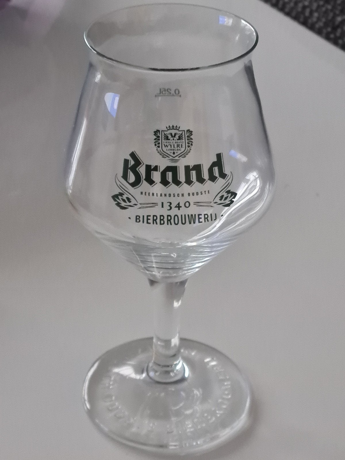 Brand bierglas, Verzamelen, Ophalen of Verzenden, Zo goed als nieuw, Glas of Glazen, Brand