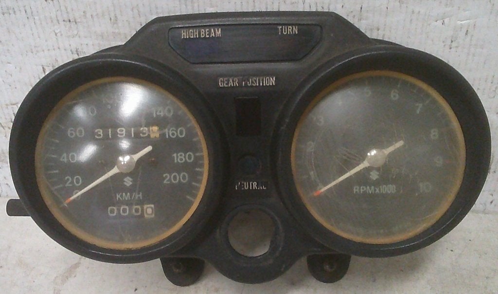 Tellerset (31913 km.) Suzuki GT 380 incl. bevestigingsbeugel, Verzenden, Gebruikt