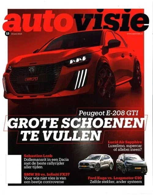 Autovisie 13 2025 : Ford Kuga - Kia EV6 GT - Tesla Model 3, Ophalen of Verzenden, Gelezen, Algemeen