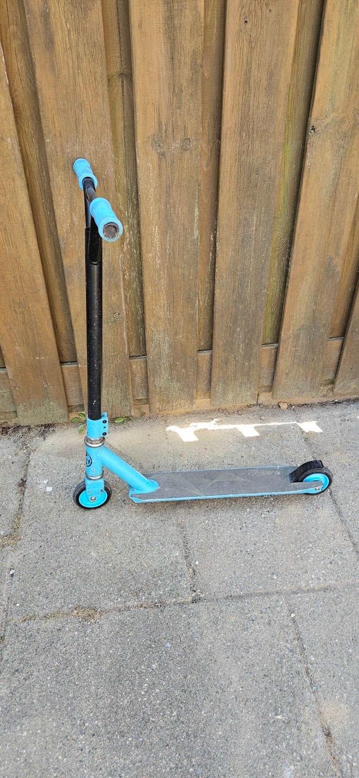 stuntstep blauw, Ophalen, Gebruikt, Gewone step
