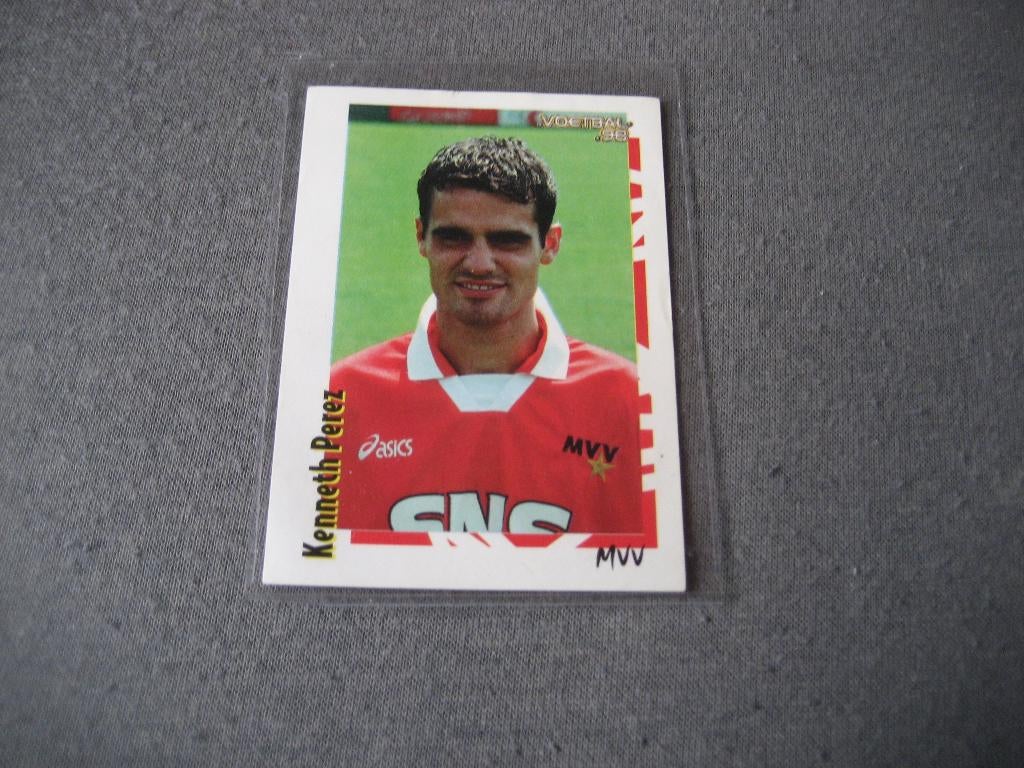 kenneth perez mvv panini plaatje, Ophalen of Verzenden, Zo goed als nieuw, Plaatje