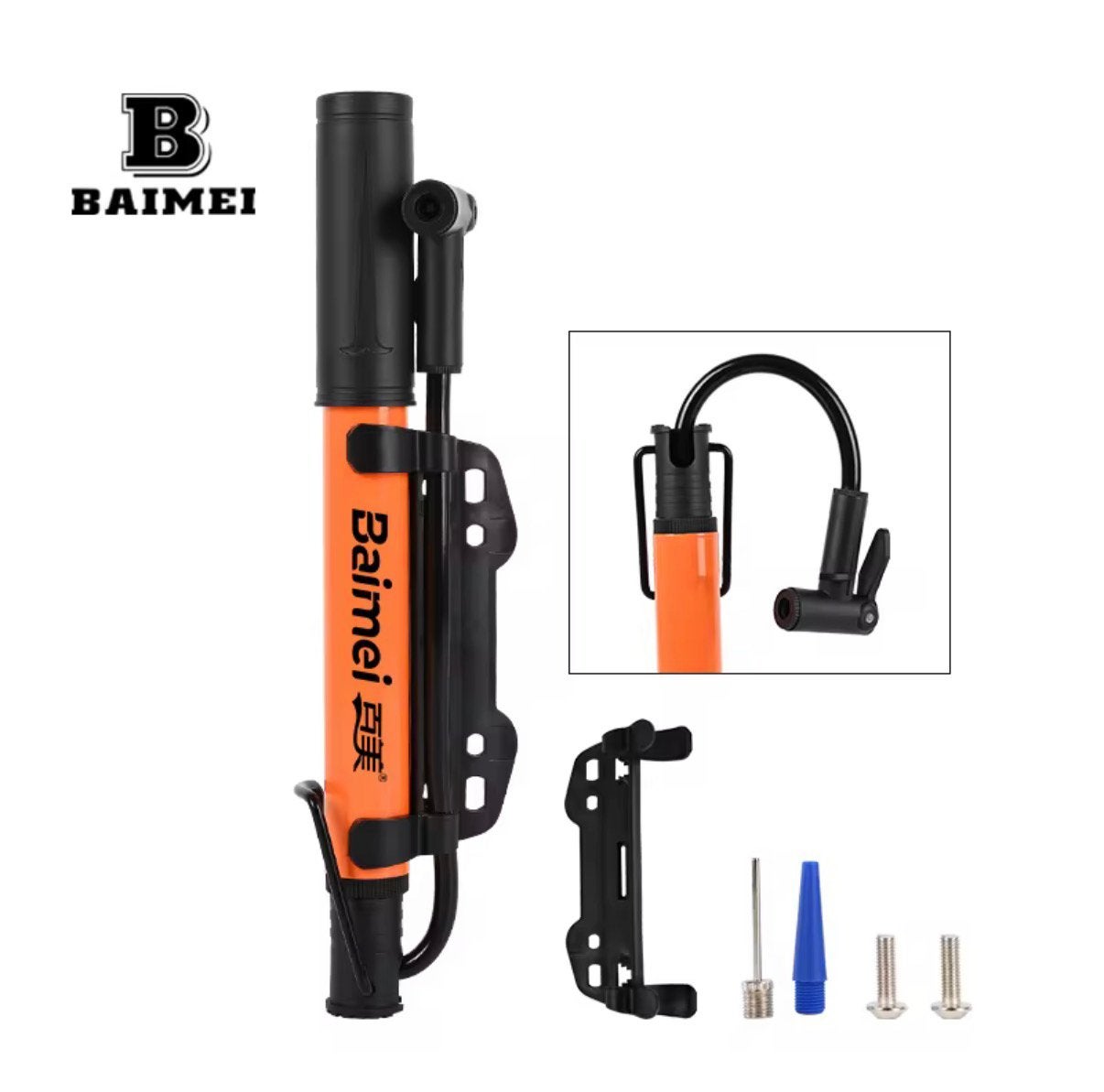BAIMEI - Mini draagbare Fietspomp, Ophalen, Zo goed als nieuw
