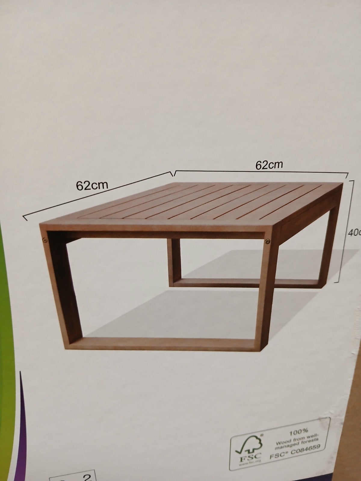 Bijzet tafel salontafel teak acacia **ACTIE**, Ophalen of Verzenden, Nieuw