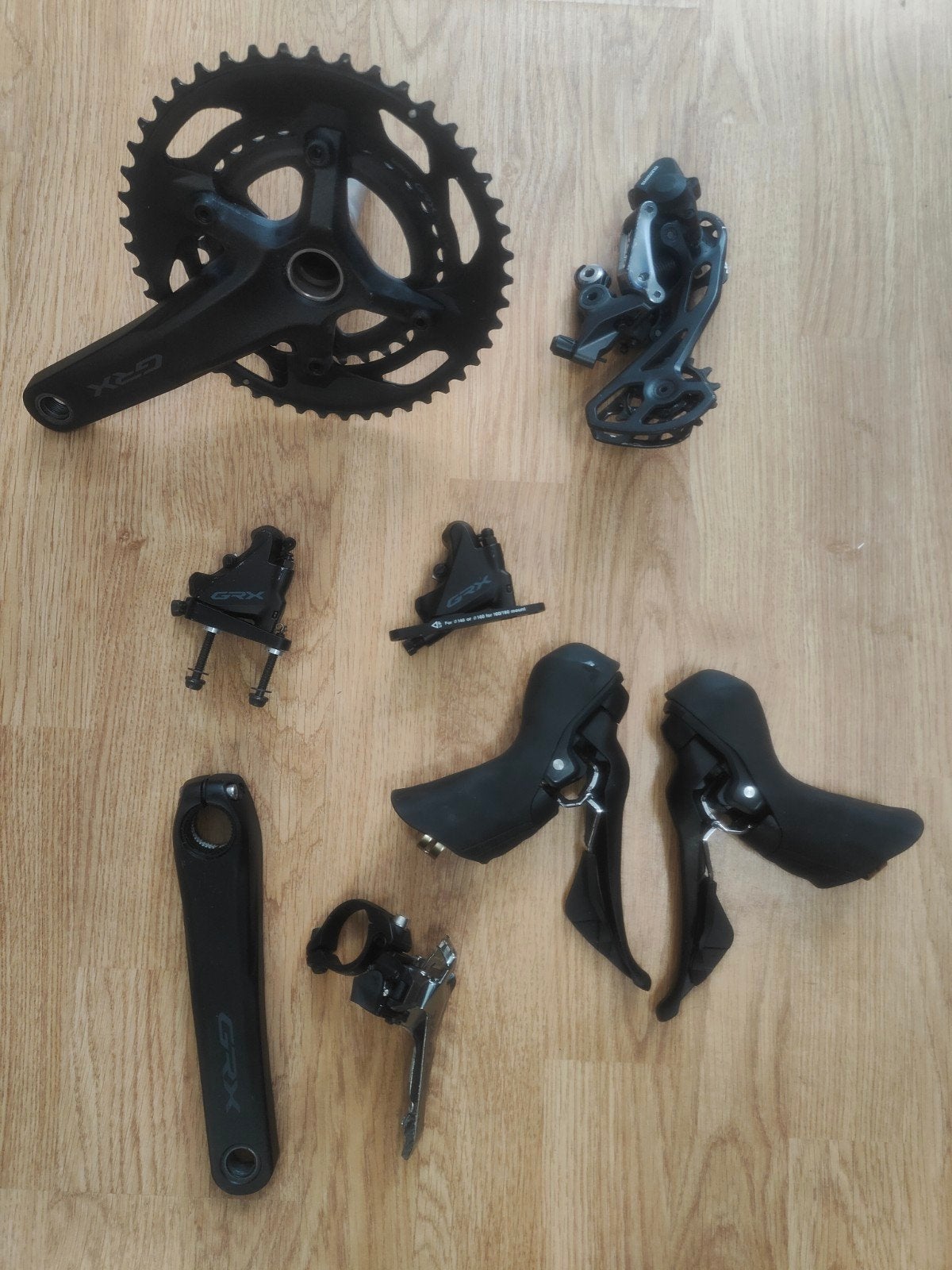 Shimano GRX Groepset - Complete Set voor Gravelbike, Fietsen en Brommers, Ophalen of Verzenden, Gravelbike, Remmen