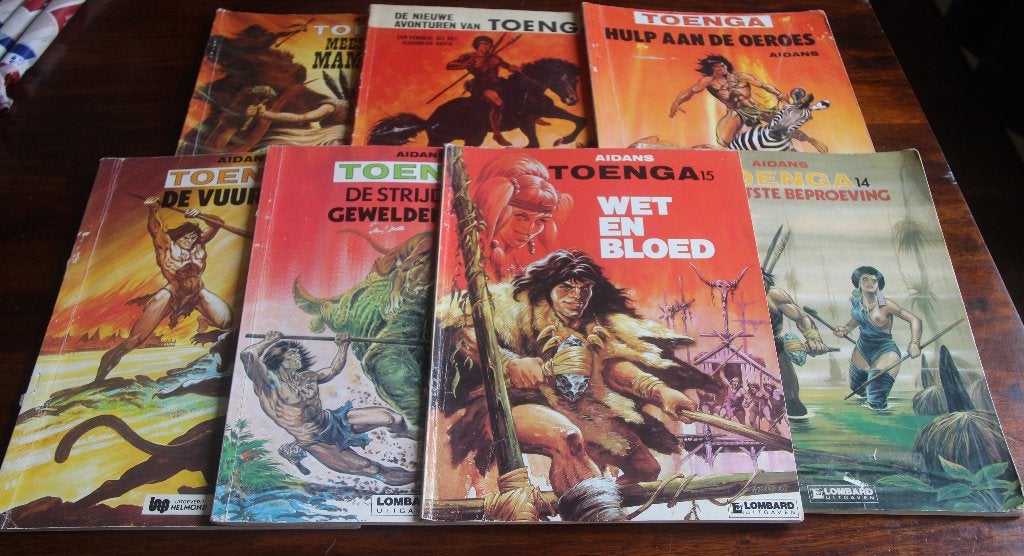 toenga-blueberry, Boeken, Meerdere stripboeken, Ophalen of Verzenden, Gelezen