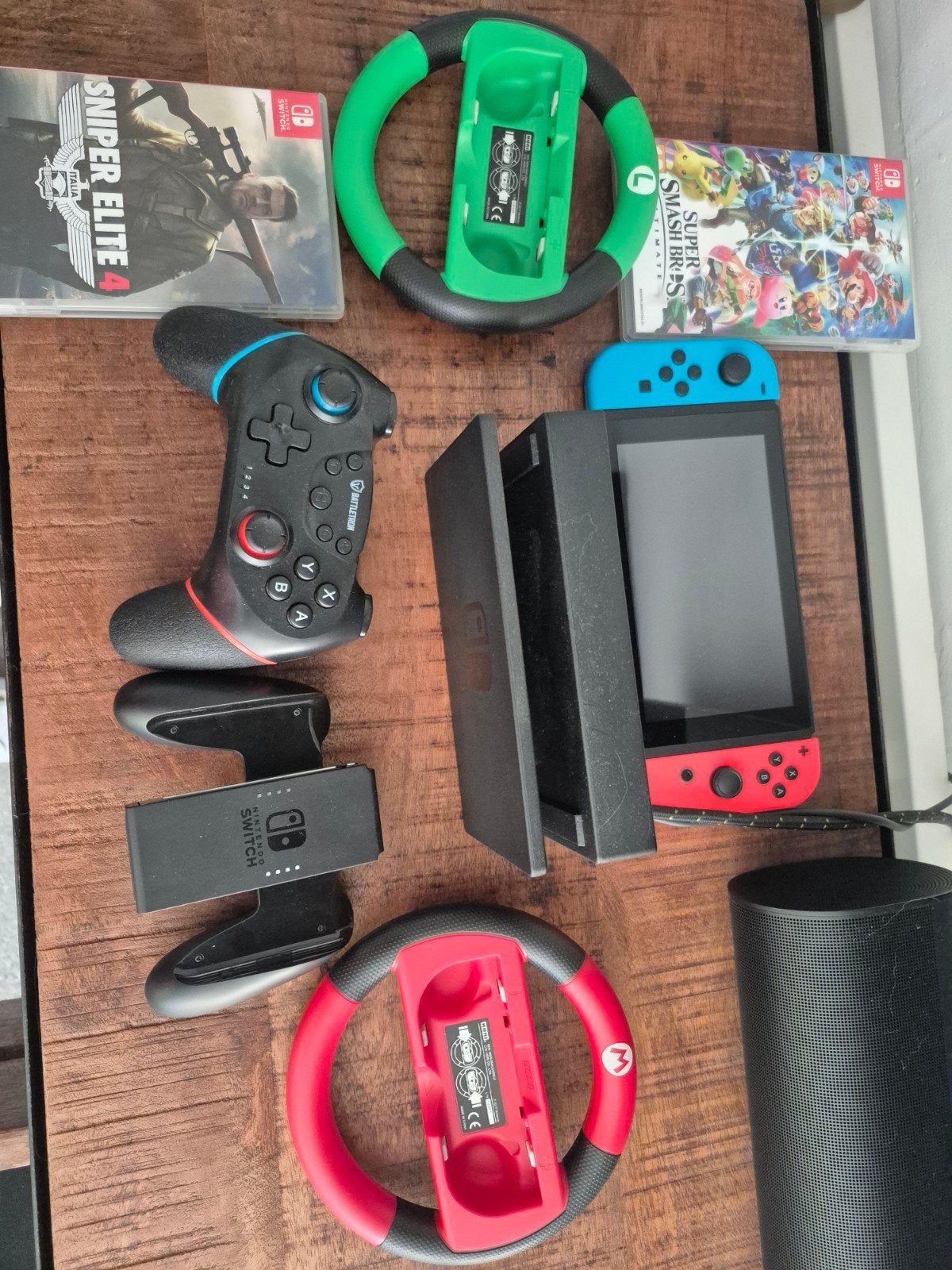 Nintendo Switch met extra controllers en games, Met games, Ophalen of Verzenden, Zo goed als nieuw, Switch Original