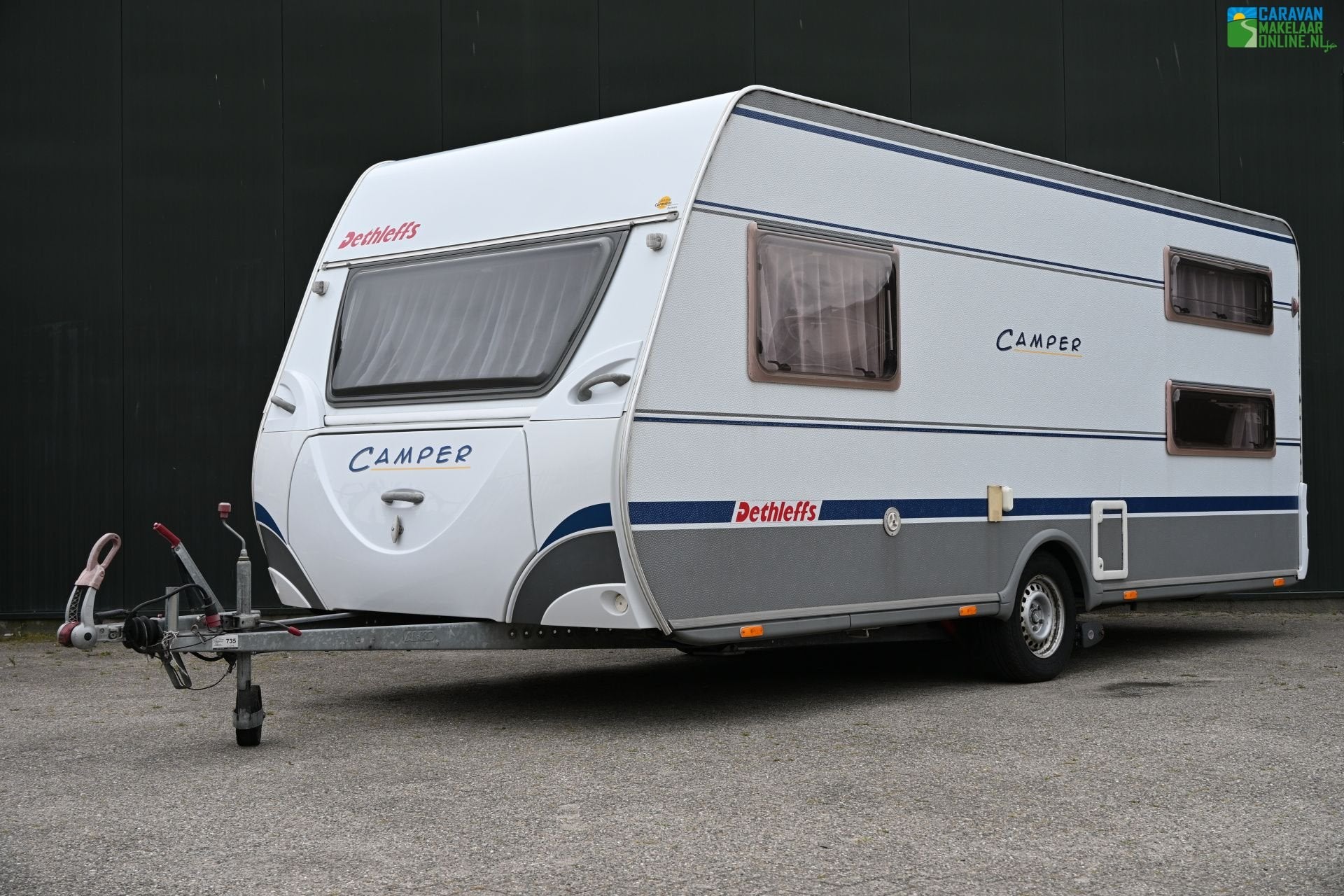 Dethleffs Camper 510 TK |Mover|Cassette luifel|Stapelbed etc, Kachel, Rondzit, Dwars-stapelbed, Bedrijf