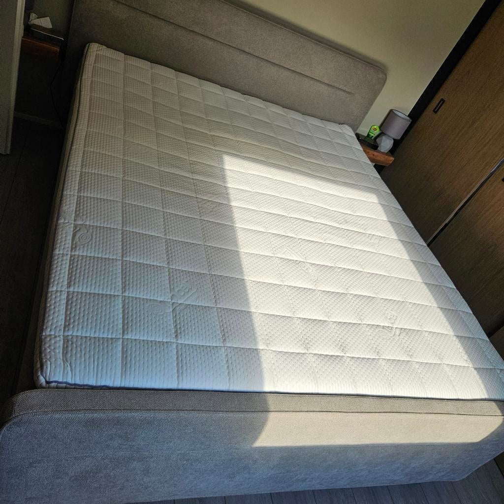 Koudschuim topper 7 cm dik met Tencel hoes, Ophalen, 210 cm, Tweepersoons, Zo goed als nieuw