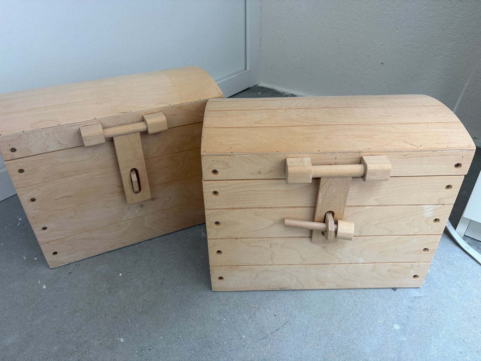 2 leuke (opberg) kistjes, Ophalen, Zo goed als nieuw, Minder dan 50 cm