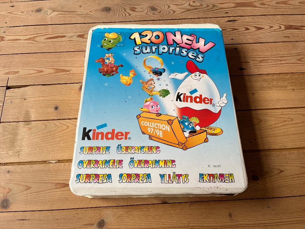 Ferrero kinder surprise map binder display case, Verzamelen, Ophalen of Verzenden, Gebruikt, Overige typen