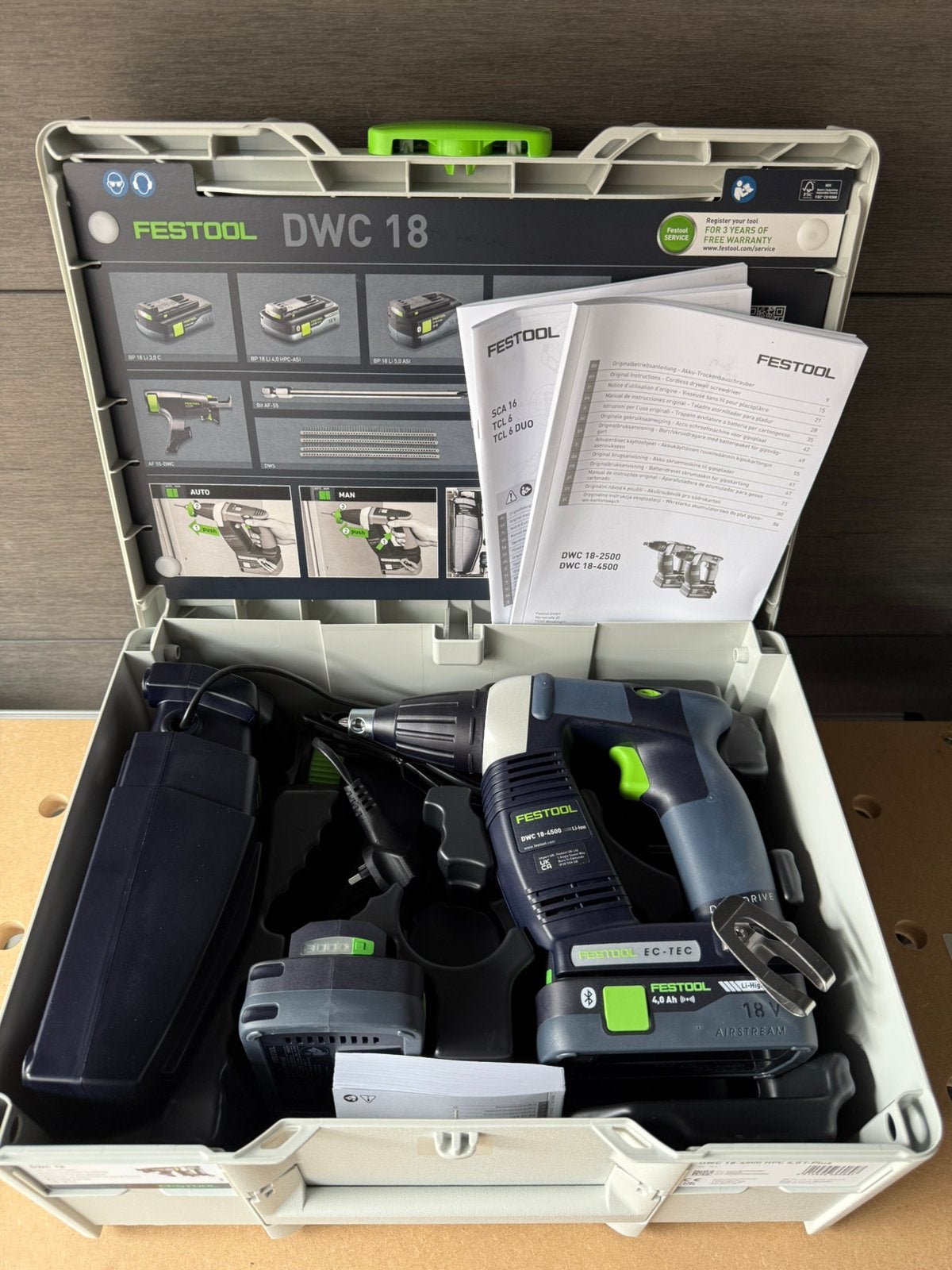 FESTOOL DWC 18/4500 ACCU SCHROEFAUTOMAAT, Ophalen of Verzenden, Nieuw, Minder dan 400 watt, Boor- en Schroefmachine