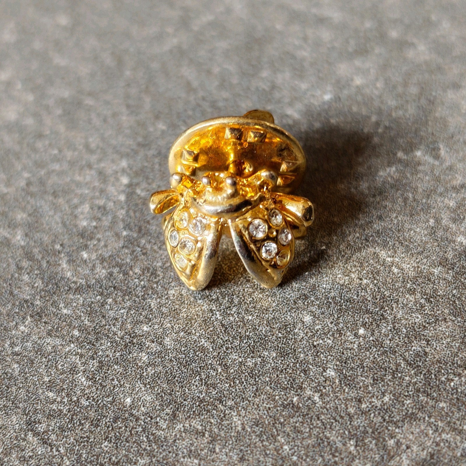 schattige broche/pin met lieveheersbeestje, Overige materialen, Gebruikt, Minder dan 4 cm, Ophalen of Verzenden