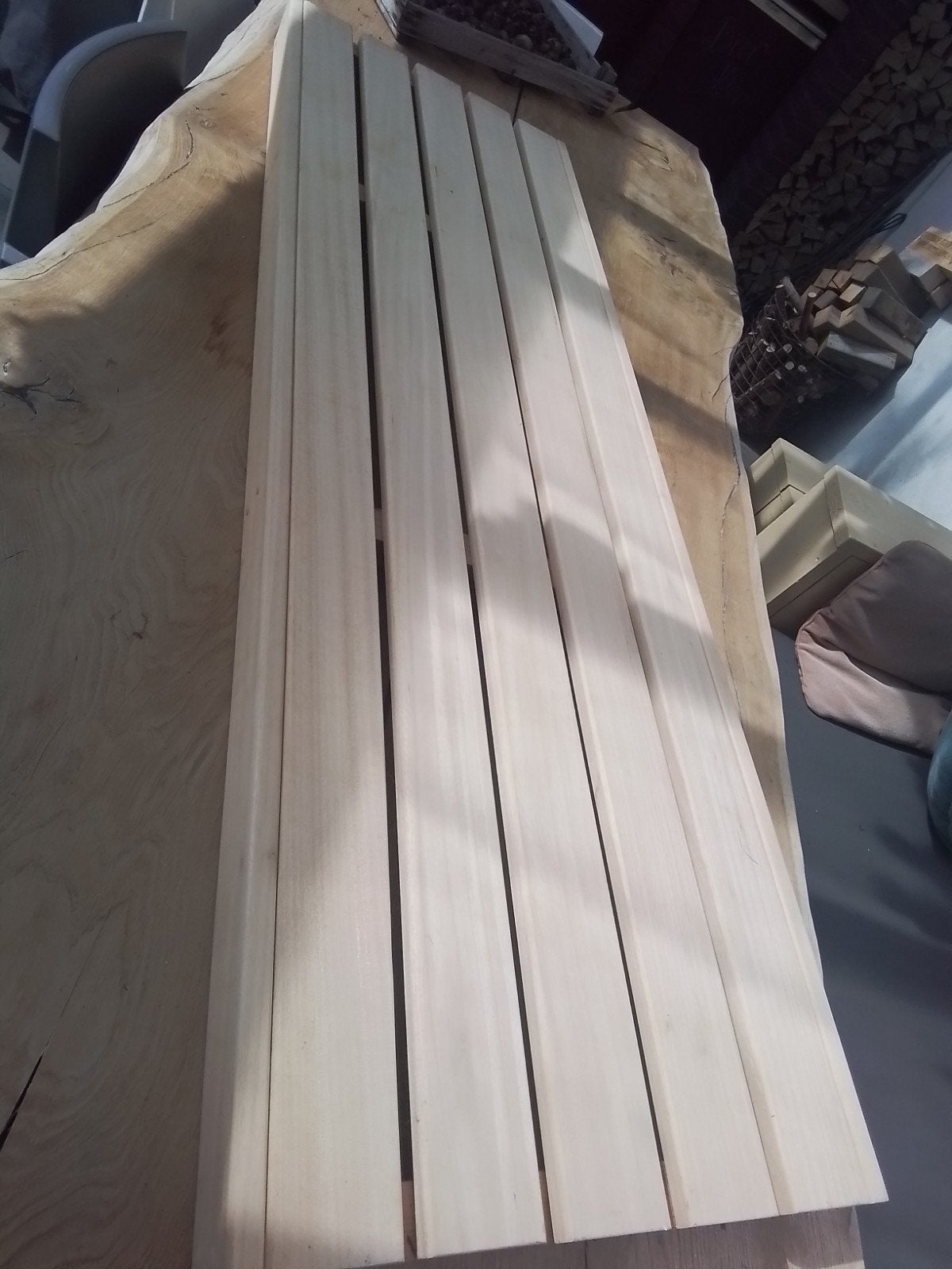 te koop 2 saunabanken, Ophalen, Zo goed als nieuw, Complete sauna