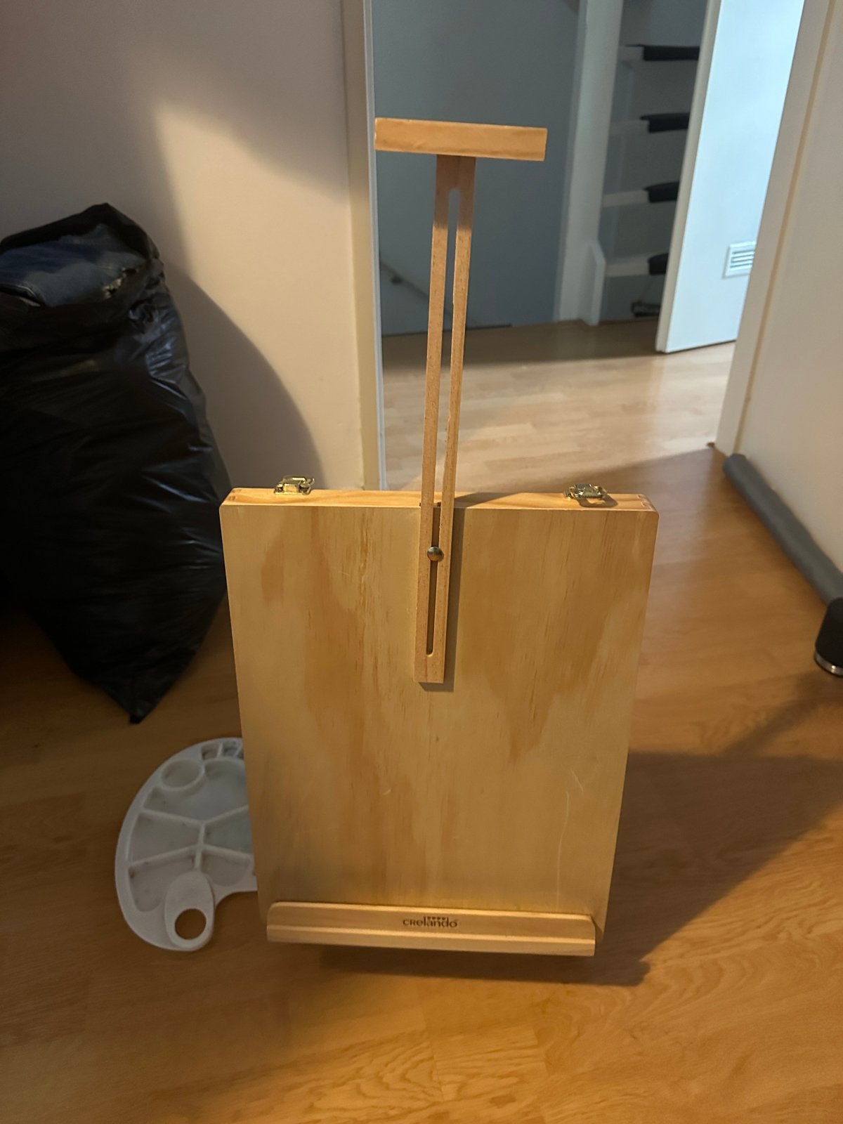Schilderskist met ezel en accessoires, Ophalen of Verzenden, Gebruikt, Ezel