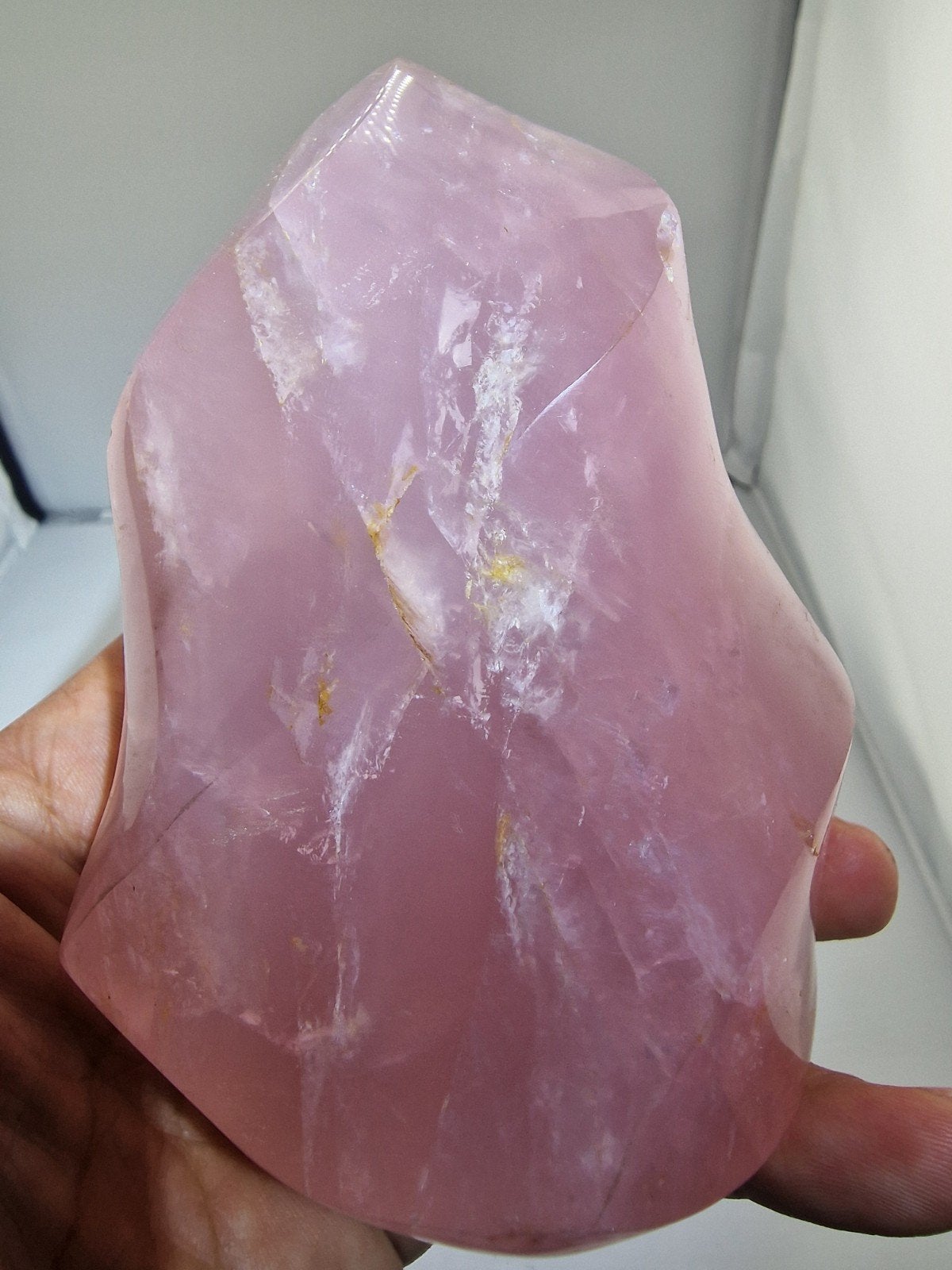 Roze Kwarts Toren N312 - 801g, 12cm, Ophalen of Verzenden, CSJ, Me