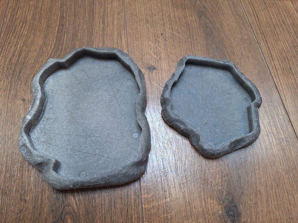 Set van 2 Reptielen Voederschalen (Maat M en L) – Steenlook, Dieren en Toebehoren, Verzenden, Nieuw