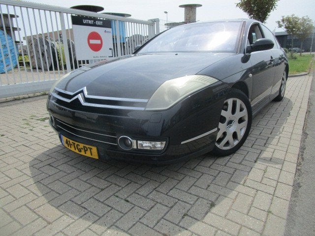 Citroen C6 3.0 V6 Exclusive Automaat, Leer, Gebruikt, C6, 2946 cc, Zwart