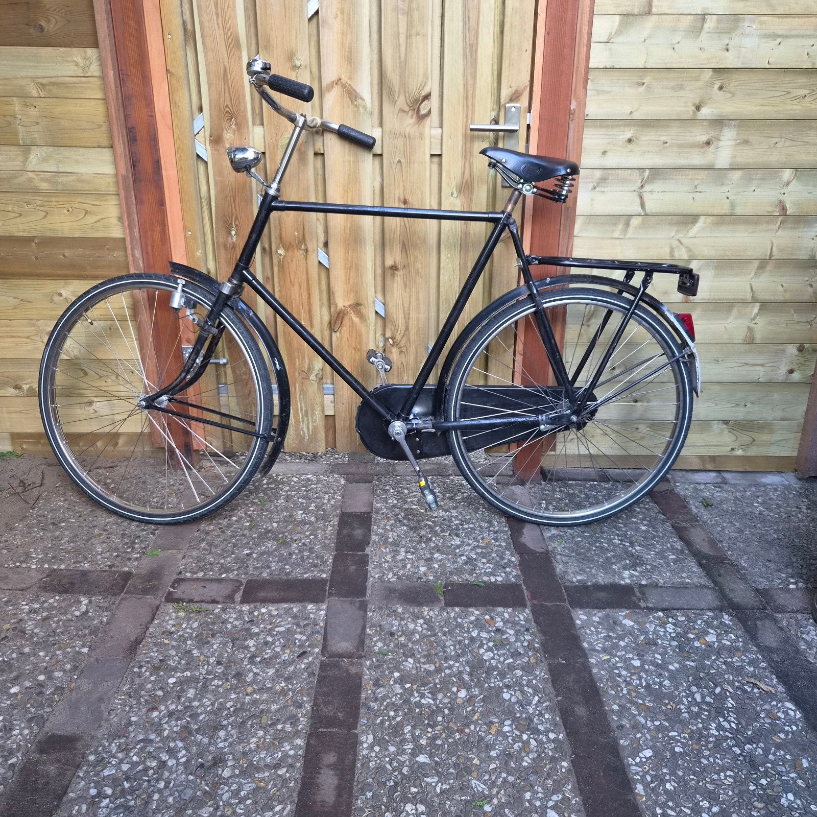Herenfiets met terugtraprem, framemaat 66cm, Fietsen en Brommers, Terugtraprem, Gebruikt, 65 cm of meer, Ophalen
