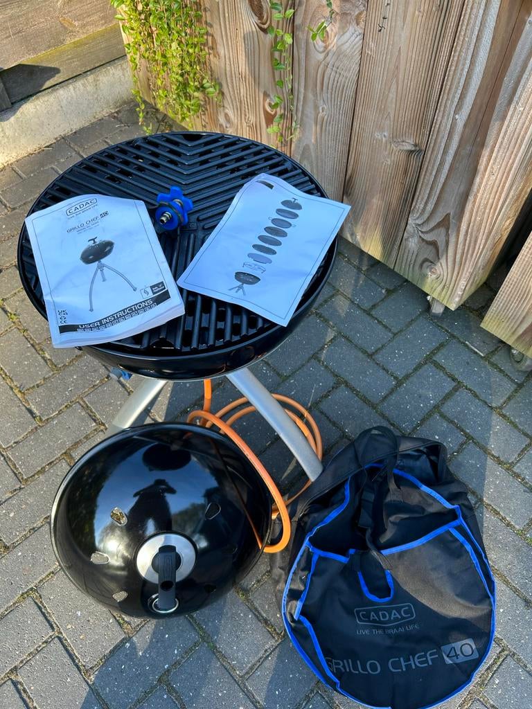 Cadac Grillo Chef 40 barbecue/ skottelbraai met draagtas, Ophalen, Gebruikt