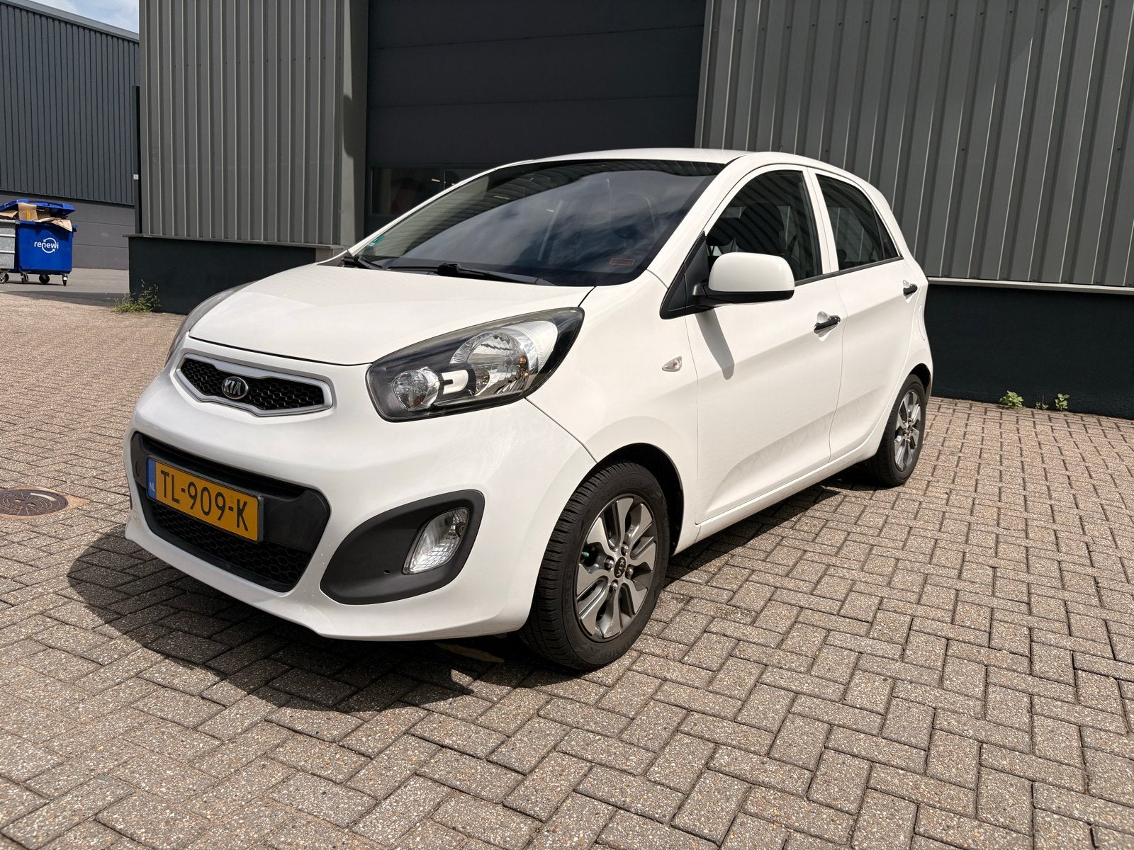 Kia Picanto 1.0 5-DRS 2013 Wit | 104.692 km | veel opties, Auto's, Voorwielaandrijving, 400 kg, Wit, 24 km/l