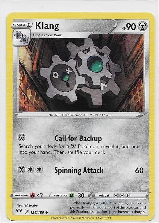 Darkness Ablaze,  Klang [uncommon] 126/189, Verzenden, Nieuw, Losse kaart