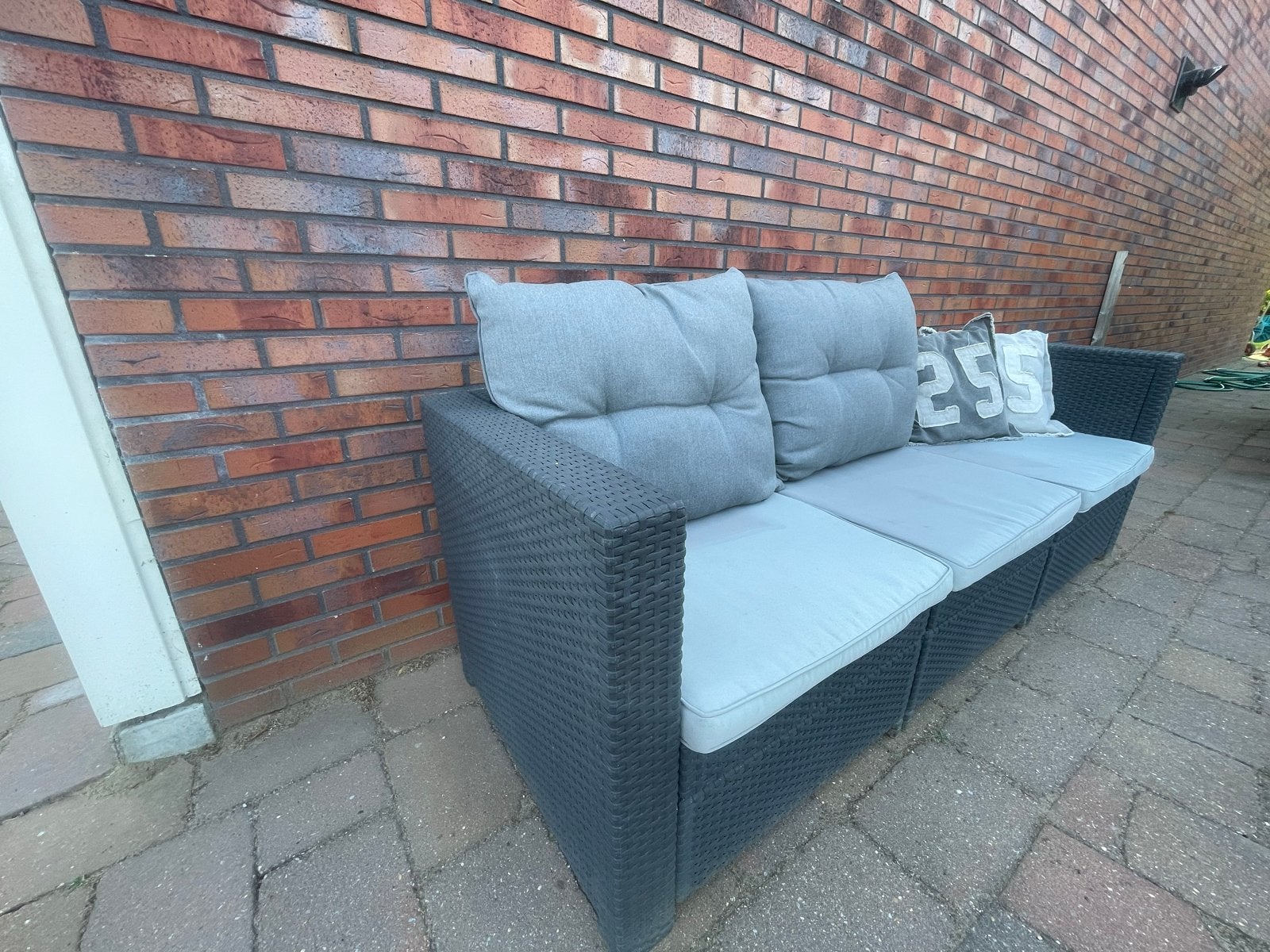 Loungeset, overcompleet - gratis, Ophalen, Gebruikt, 3 zitplaatsen, Loungeset