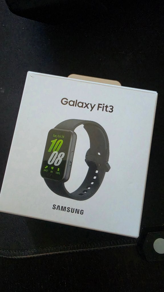 Samsung Galaxy Fit3 – Zo goed als nieuw – Mag snel weg!, Zwart, Samsung ⌚️, Ophalen of Verzenden, Zo goed als nieuw