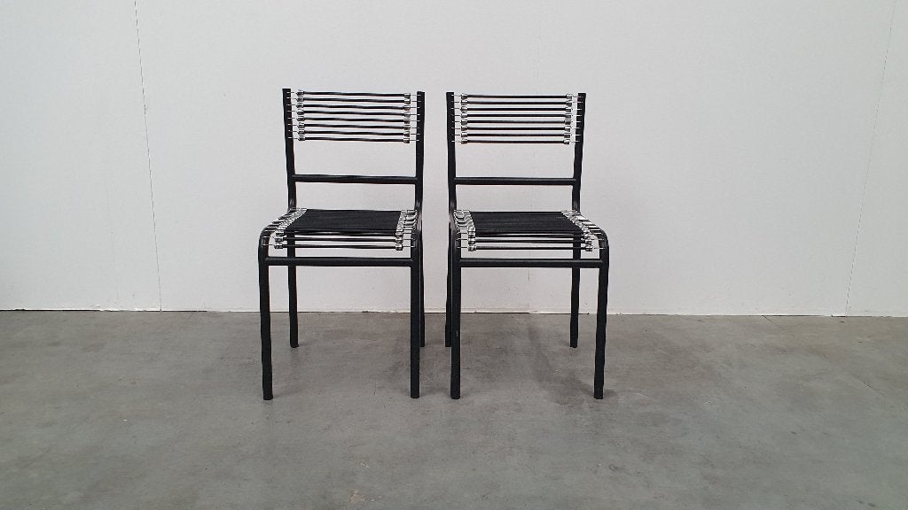 Sandows Rene Herbst bauhaus design stoelen vintage, Ophalen, Gebruikt, Twee, ,