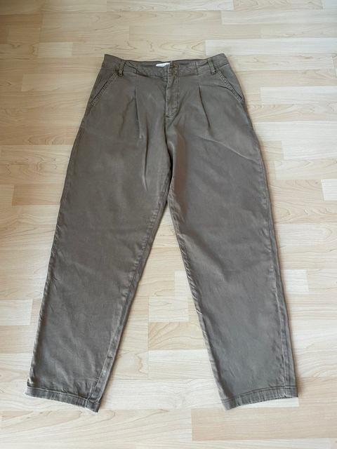 Yaya - Legergroene chino broek maat 40, Kleding | Dames, Maat 38/40 (M), Nieuw, Ophalen of Verzenden, Yaya