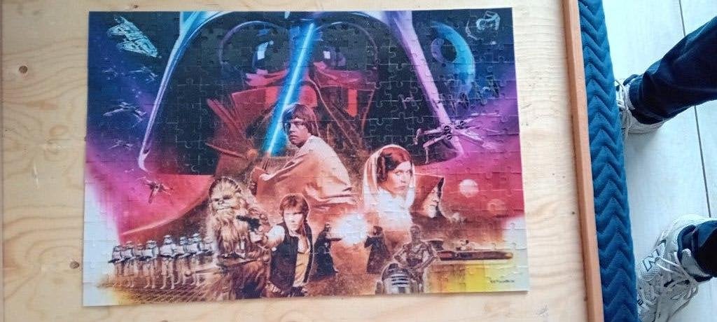 Puzzel Star wars 3D 300 stuks compleet, Ophalen of Verzenden, Minder dan 500 stukjes, Zo goed als nieuw, Rubik's of 3D-puzzel