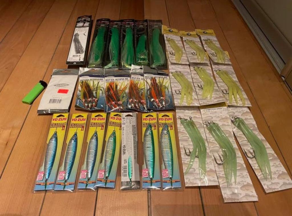 Noorwegen kunstaas pakket, Pilkers, Gummi Makk, Oktupus Rig,, Ophalen of Verzenden, Zo goed als nieuw, Overige typen