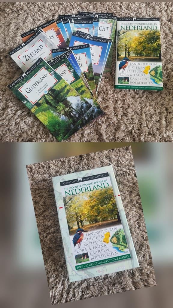 Capitool wandelgidsen - De mooiste wandelingen in Nederland, Boeken, Capitool, Fiets- of Wandelgids, Ophalen of Verzenden, Zo goed als nieuw