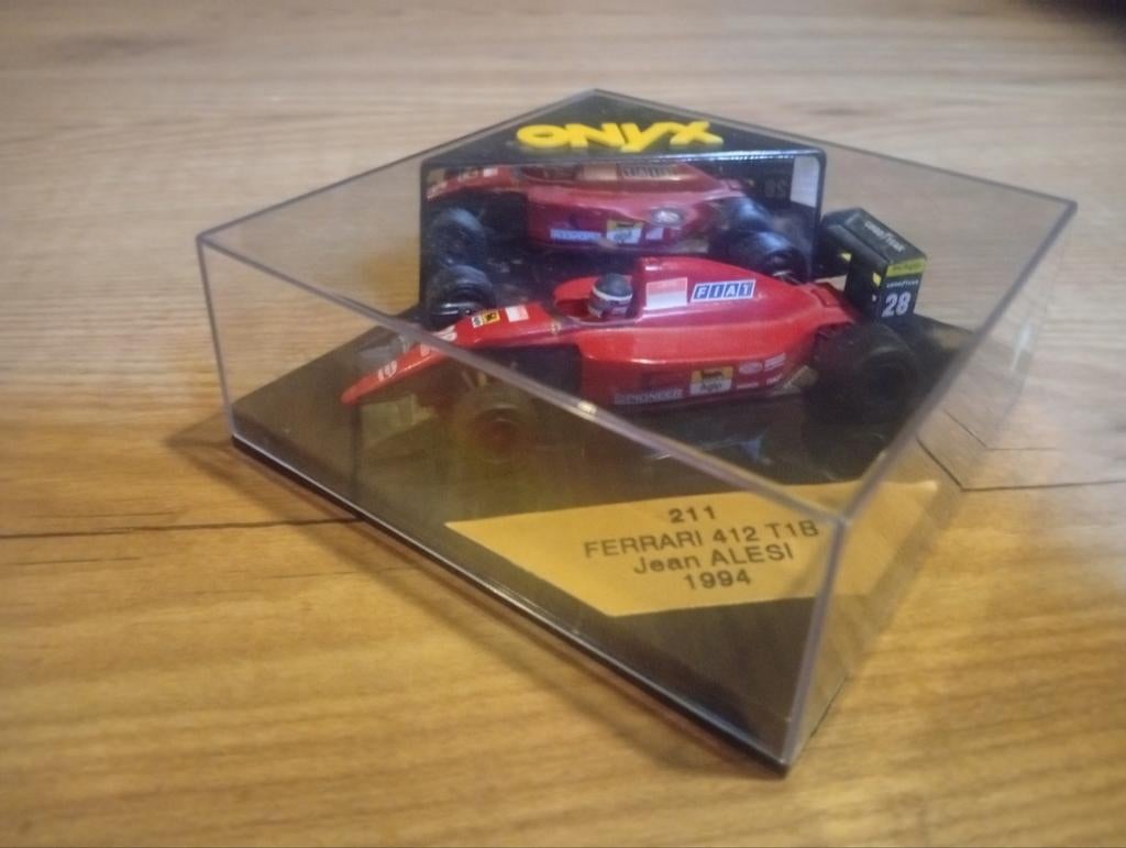 Onyx Ferrari 412 T1B Jean Alesi 1994 1:43, Ophalen of Verzenden, Zo goed als nieuw, Auto, Overige merken