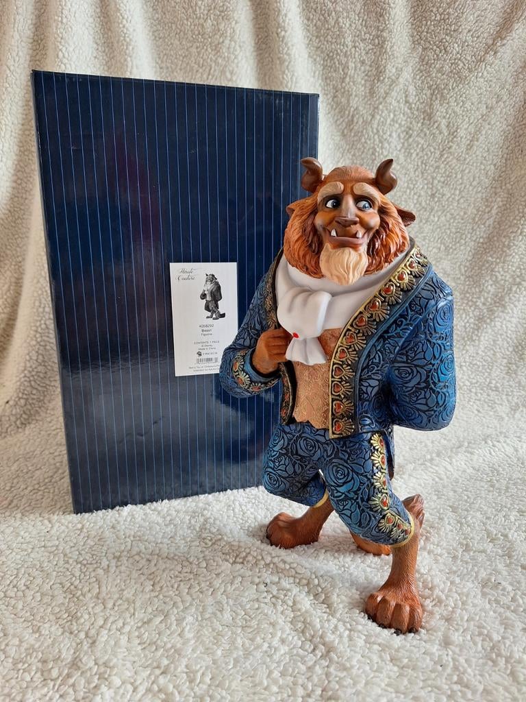 Disney Beest beeldje - Jim Shore - Belle en het Beest, Ophalen of Verzenden, Zo goed als nieuw