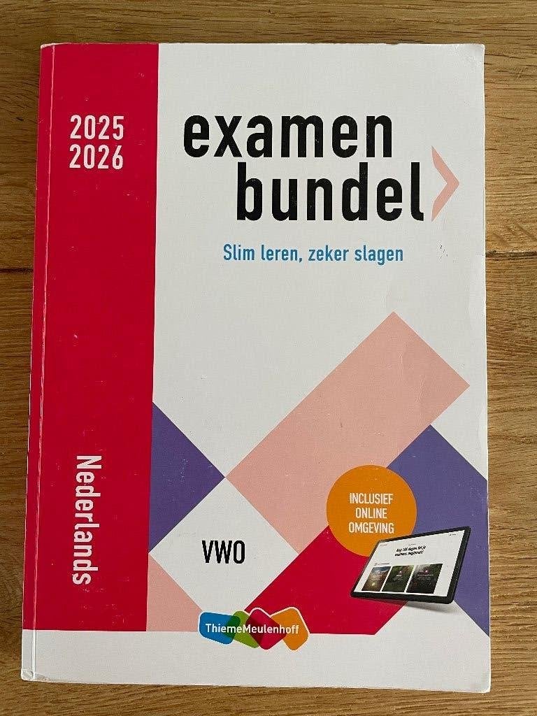 Examenbundel VWO Nederlands, Boeken, Schoolboeken, Ophalen, VWO, ThiemeMeulenhoff, Zo goed als nieuw