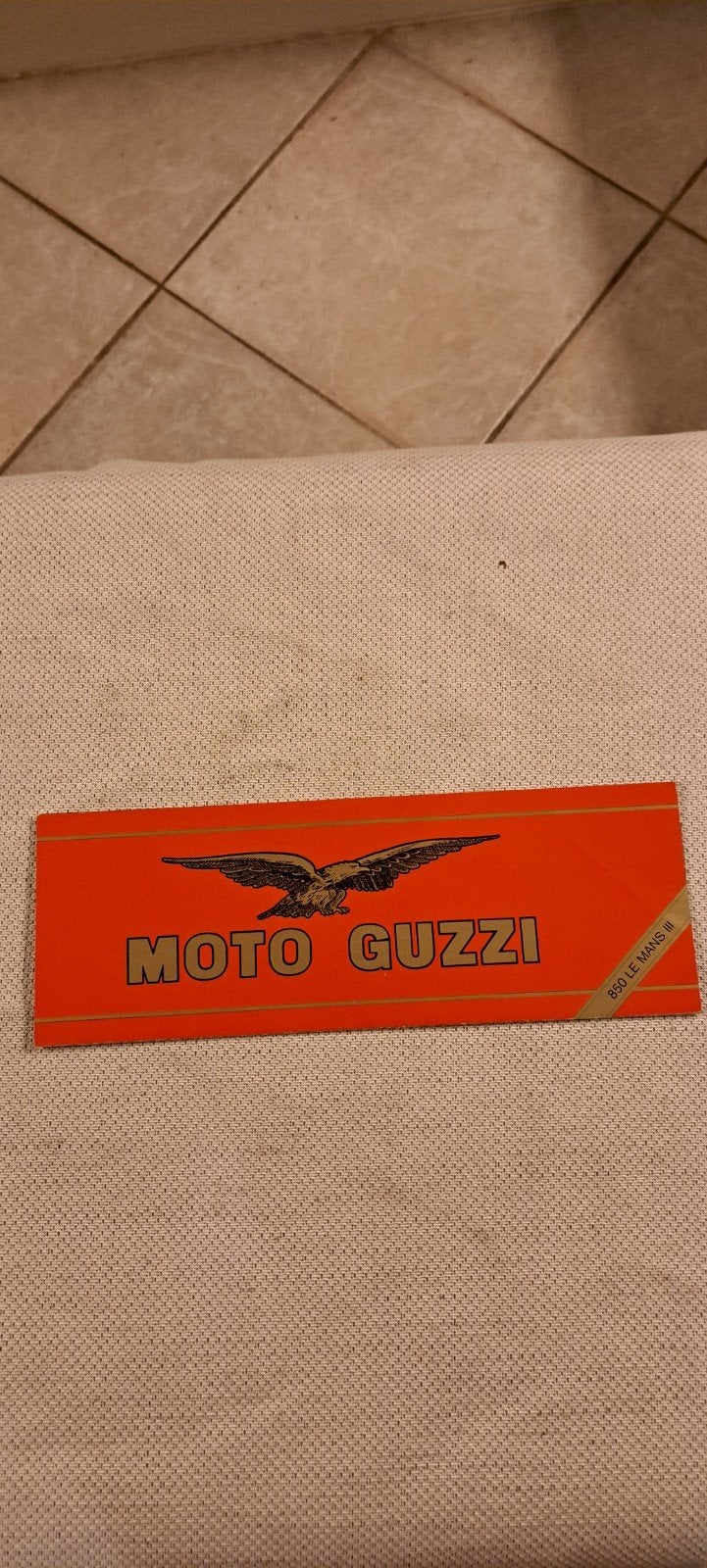 moto guzzi 850 le mans 3 brochure, Motoren, Ophalen of Verzenden, Moto Guzzi
