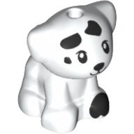lego friends  puppy hondje wit/zwart (2), Ophalen of Verzenden, Nieuw, Accessoire, Lego
