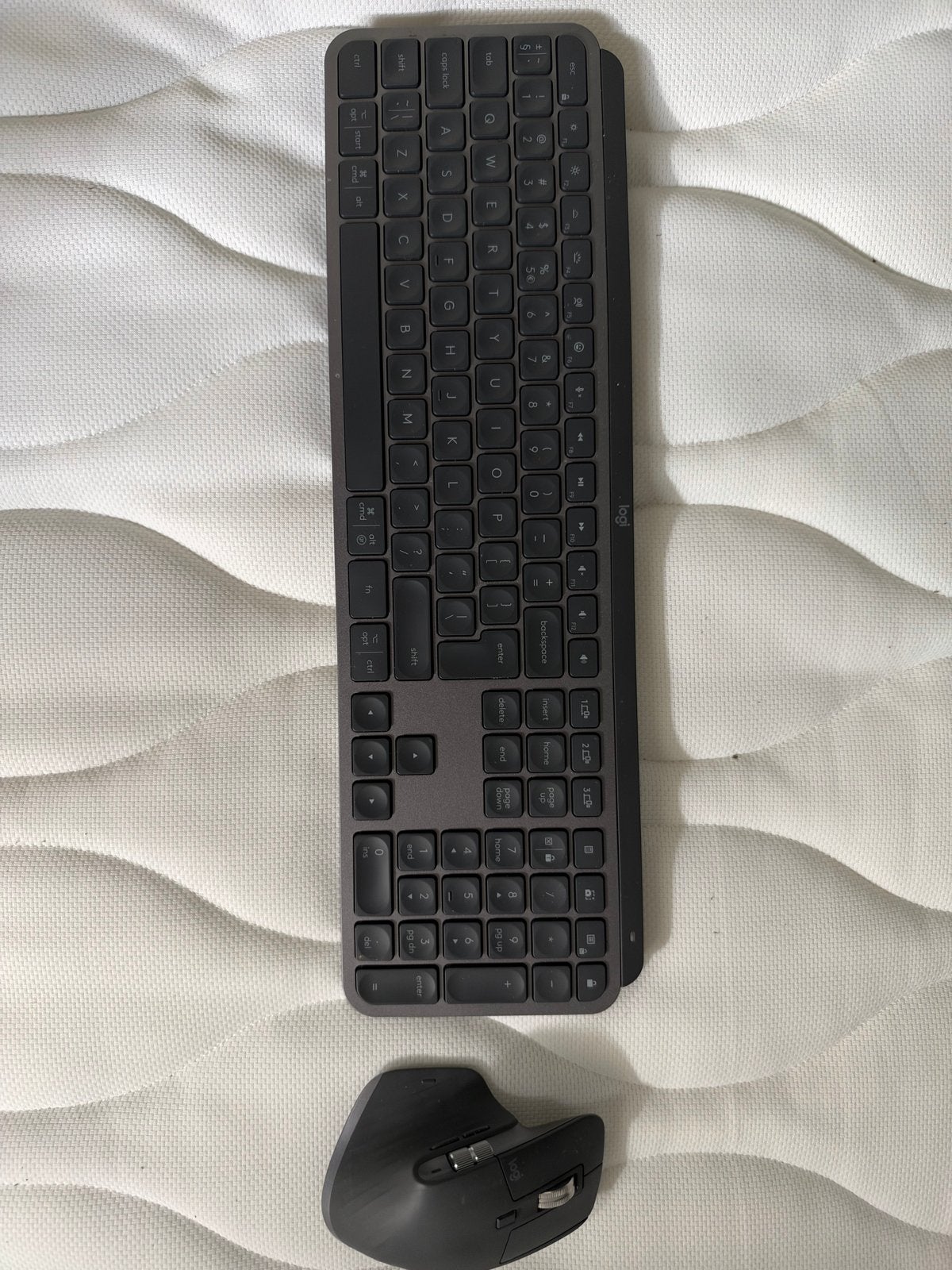 Logitech MX Keys S Combo Toetsenbord en Muis Set, Computers en Software, Ophalen, Draadloze ontvanger, Zo goed als nieuw, Draadloos