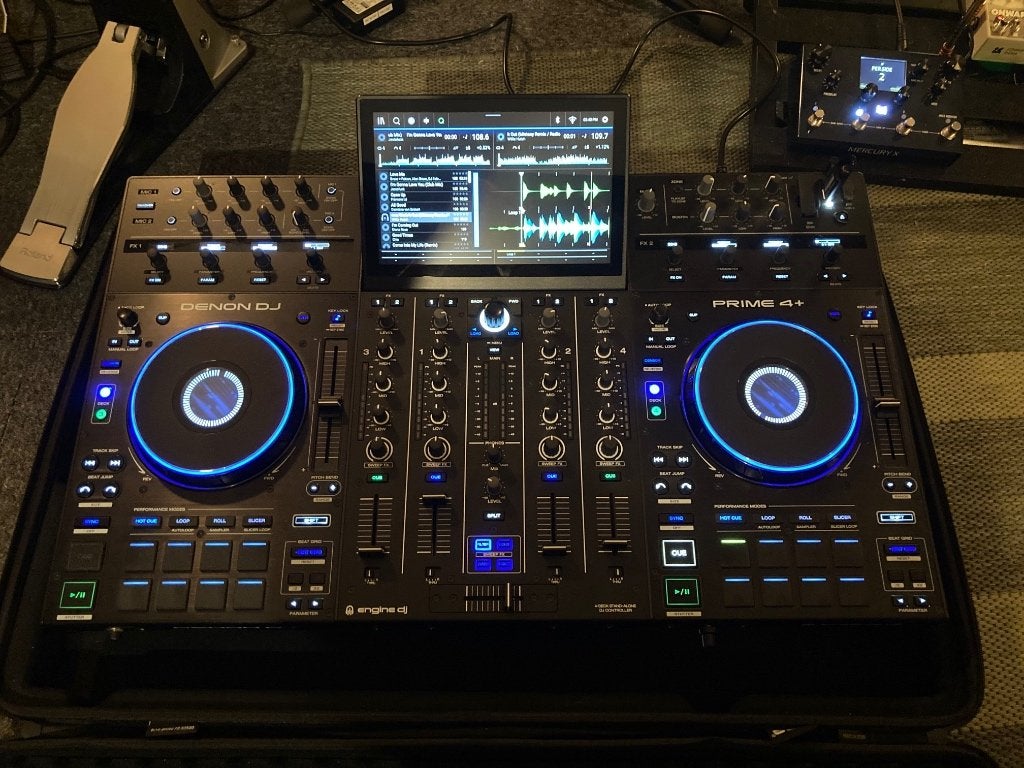 Denon DJ Prime 4+ Standalone DJ-Controller, Ophalen, Zo goed als nieuw, Dj-set, Denon