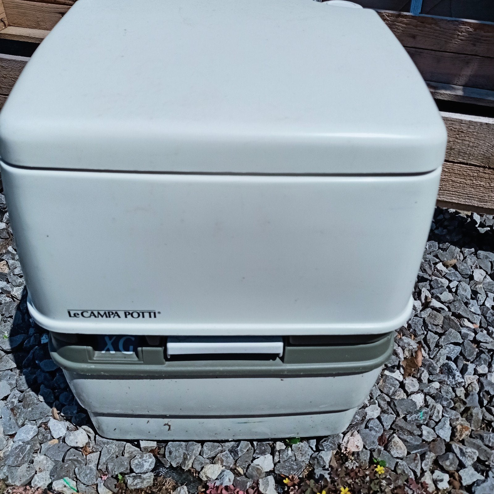 Le Campa potti XG. Draagbaar toilet. Camping., Ophalen of Verzenden, Gebruikt