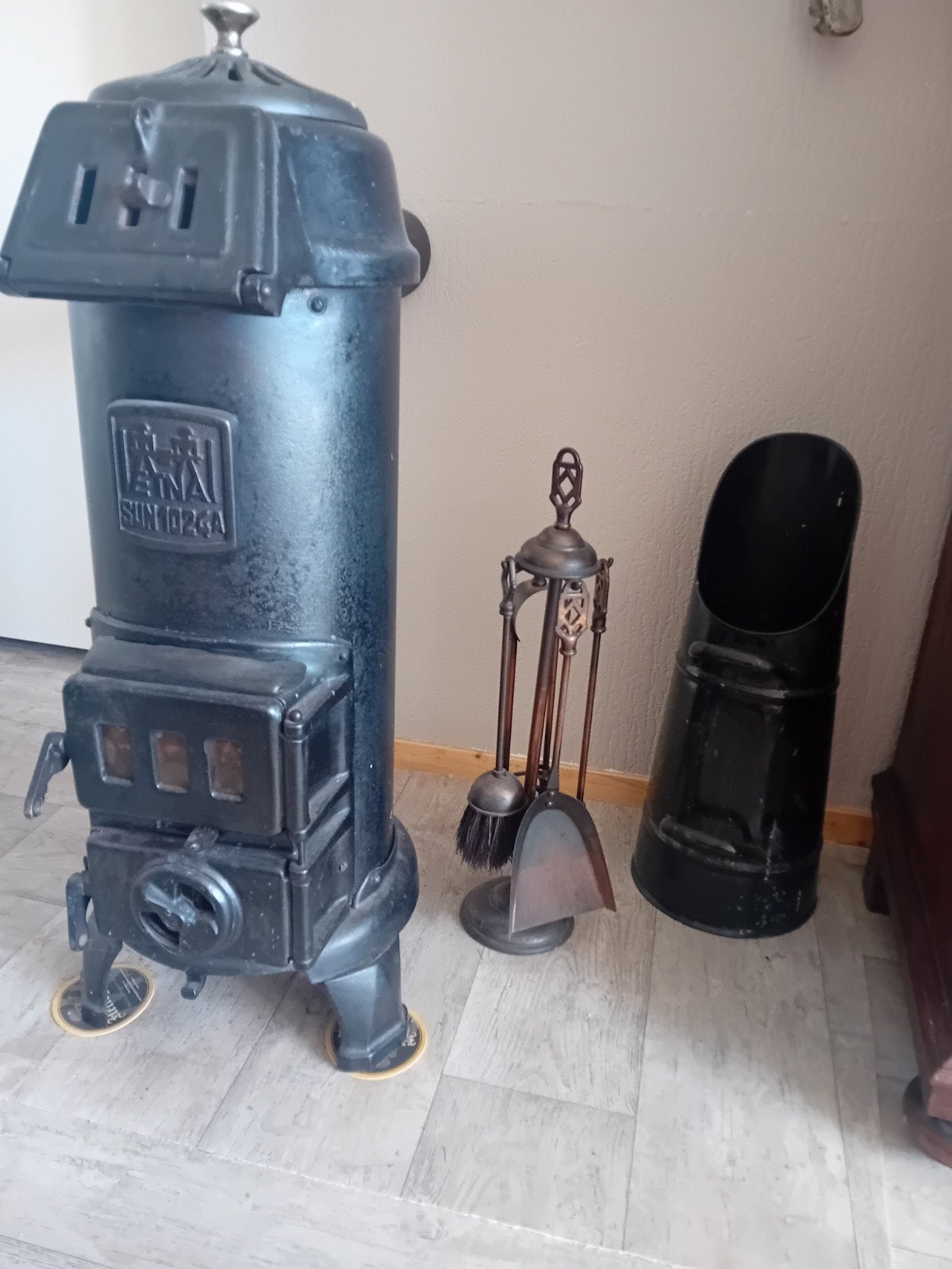 Etna pot kachel, Huis en Inrichting, Kachels, Ophalen, Hout, Houtkachel