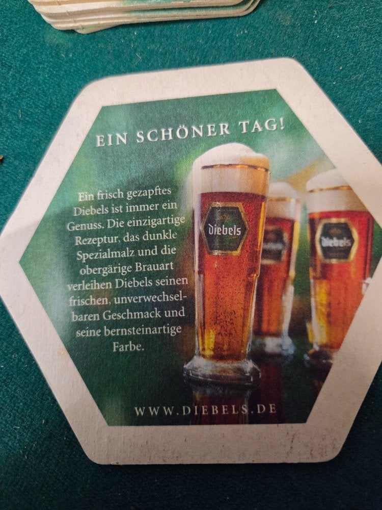 bierviltjes diebels 40 stuks, Ophalen of Verzenden, 'T Olde Gre-j, Info@toldegrej.nl, Endepoelstraat 20f Didam
